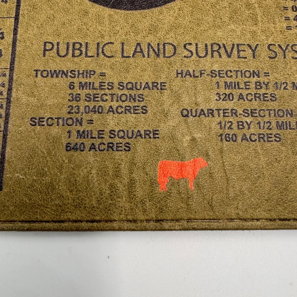 Coosa Consulting Land Survey Reference Mouse Pad Texas Spanish Measure Tan